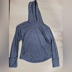 Girls’ Blue Hooded Sweatshirt